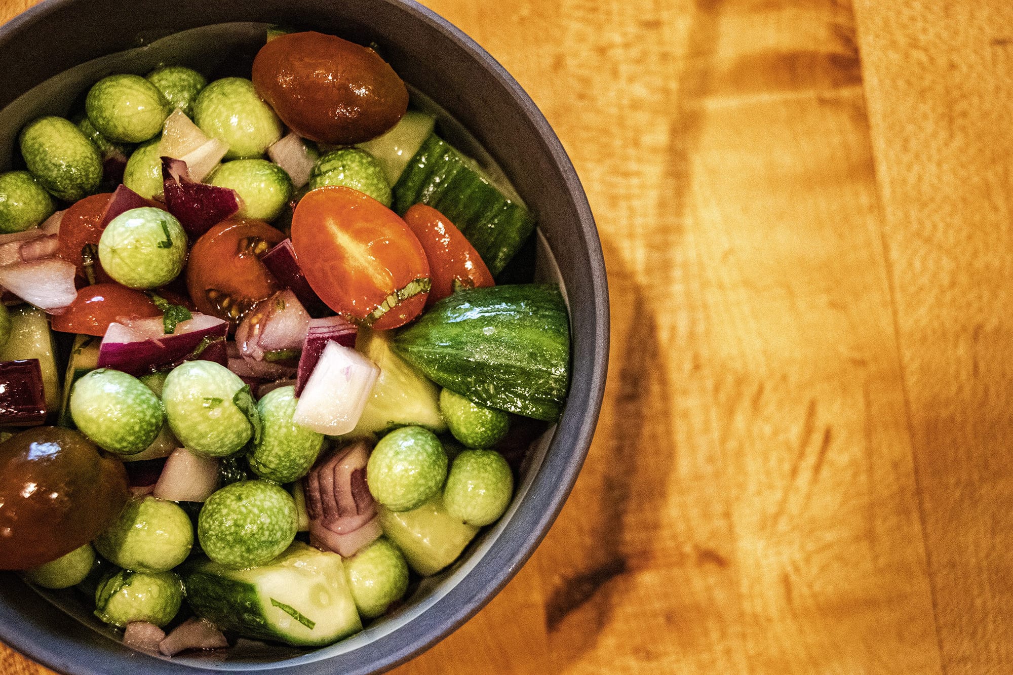 Blackwood Cucamelon and Cucumber Salad