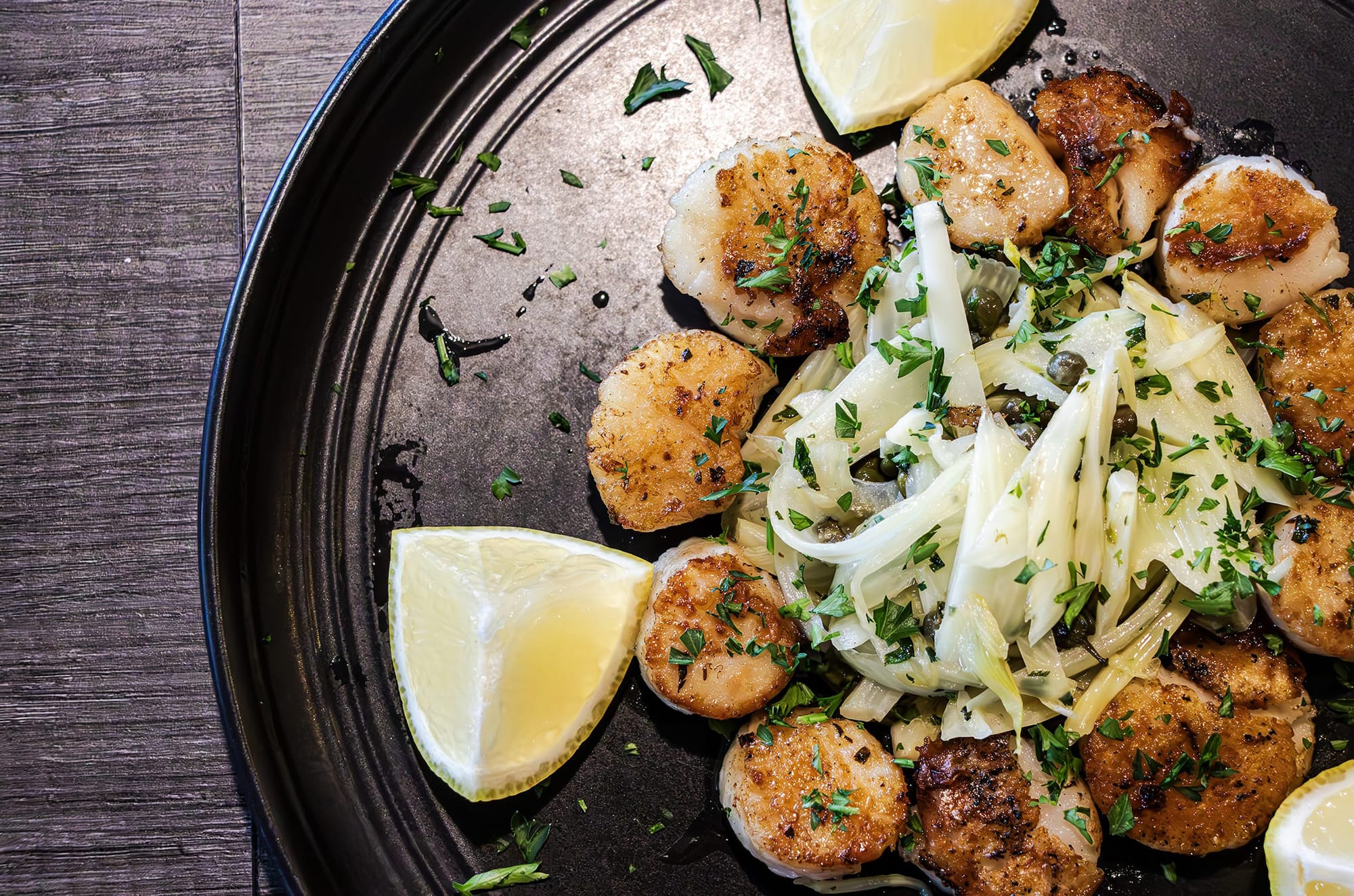 Scallops and Blackwood Fennel